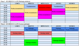 Horarios Club Pati Vila-real